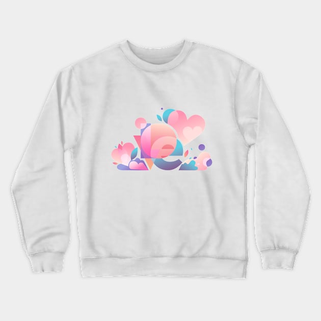 The Love Crewneck Sweatshirt by Fuong